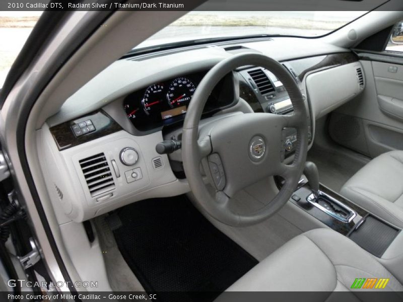 Radiant Silver / Titanium/Dark Titanium 2010 Cadillac DTS
