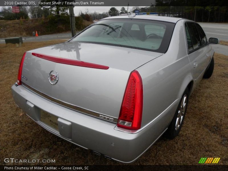 Radiant Silver / Titanium/Dark Titanium 2010 Cadillac DTS