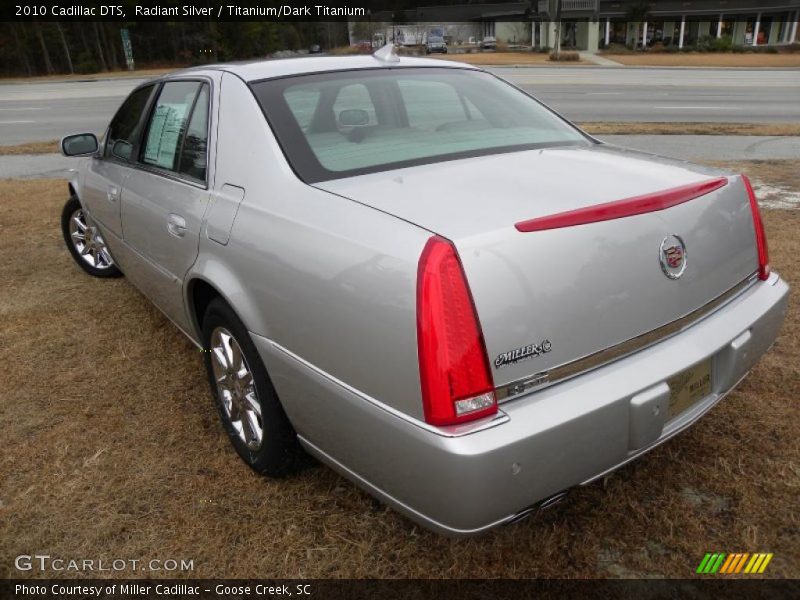 Radiant Silver / Titanium/Dark Titanium 2010 Cadillac DTS