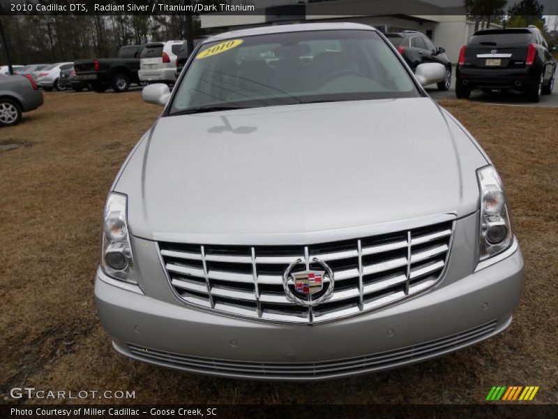 Radiant Silver / Titanium/Dark Titanium 2010 Cadillac DTS