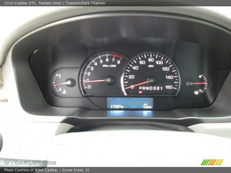 Radiant Silver / Titanium/Dark Titanium 2010 Cadillac DTS