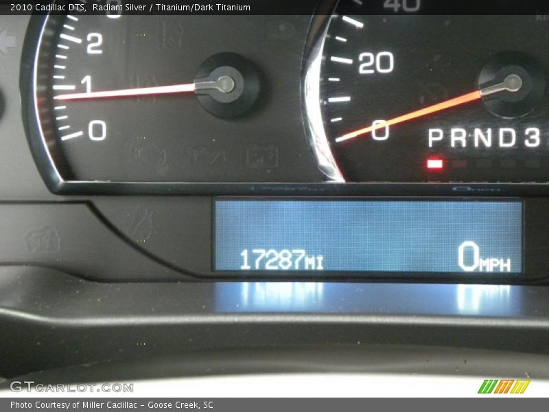 Radiant Silver / Titanium/Dark Titanium 2010 Cadillac DTS