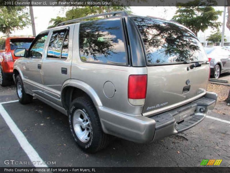 Light Pewter Metallic / Medium Gray 2001 Chevrolet Blazer LS