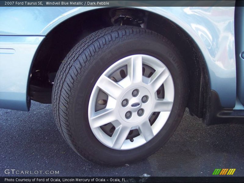 Windveil Blue Metallic / Dark Pebble 2007 Ford Taurus SE