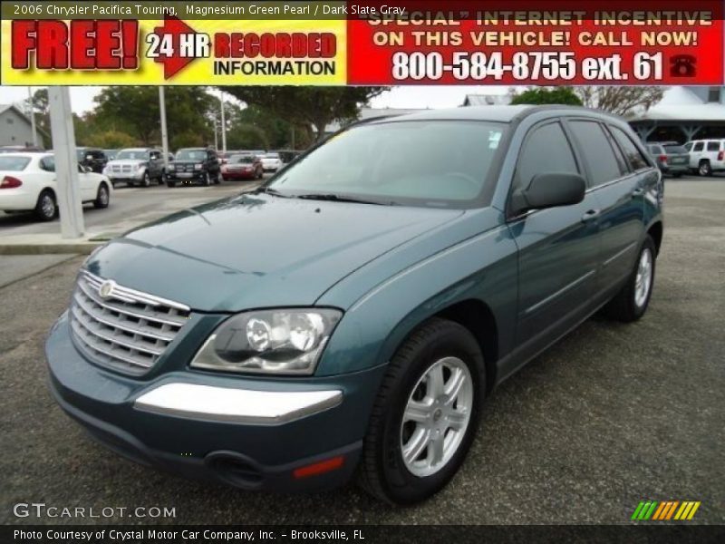 Magnesium Green Pearl / Dark Slate Gray 2006 Chrysler Pacifica Touring