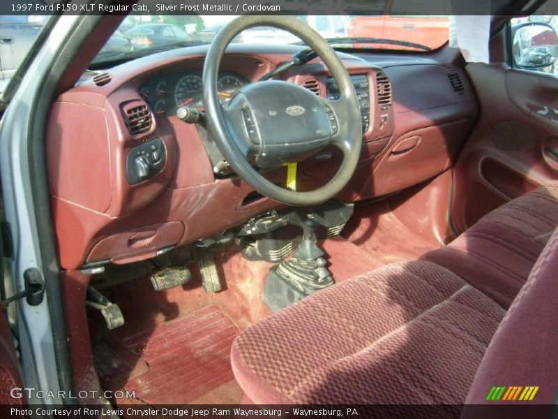Cordovan Interior - 1997 F150 XLT Regular Cab 