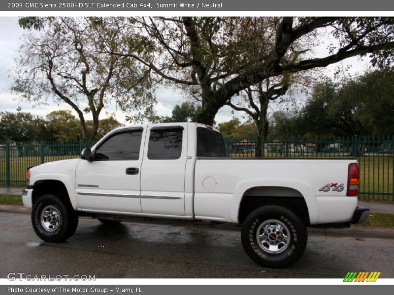 Summit White / Neutral 2003 GMC Sierra 2500HD SLT Extended Cab 4x4