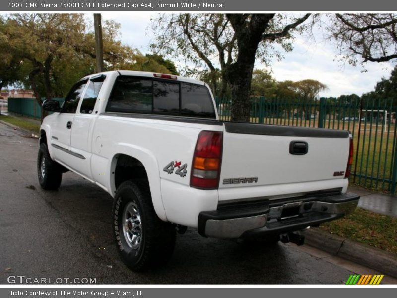 Summit White / Neutral 2003 GMC Sierra 2500HD SLT Extended Cab 4x4