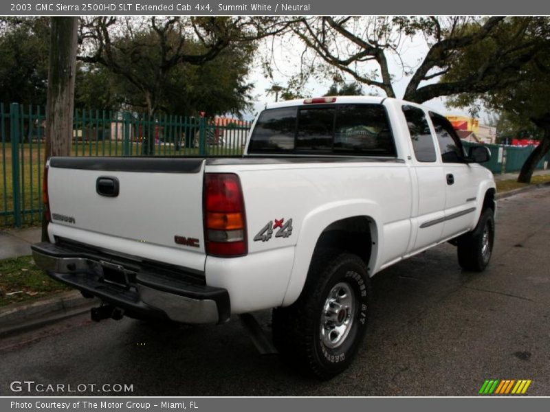 Summit White / Neutral 2003 GMC Sierra 2500HD SLT Extended Cab 4x4