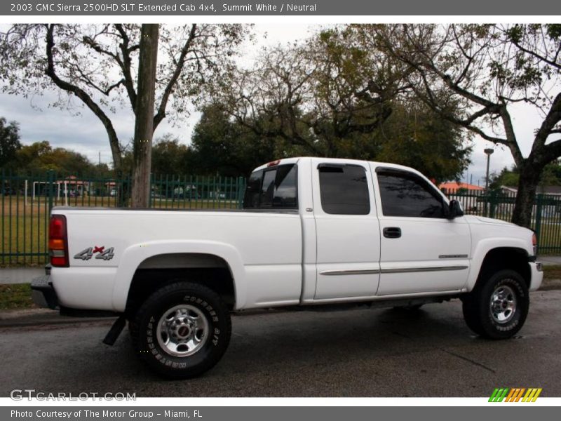 Summit White / Neutral 2003 GMC Sierra 2500HD SLT Extended Cab 4x4