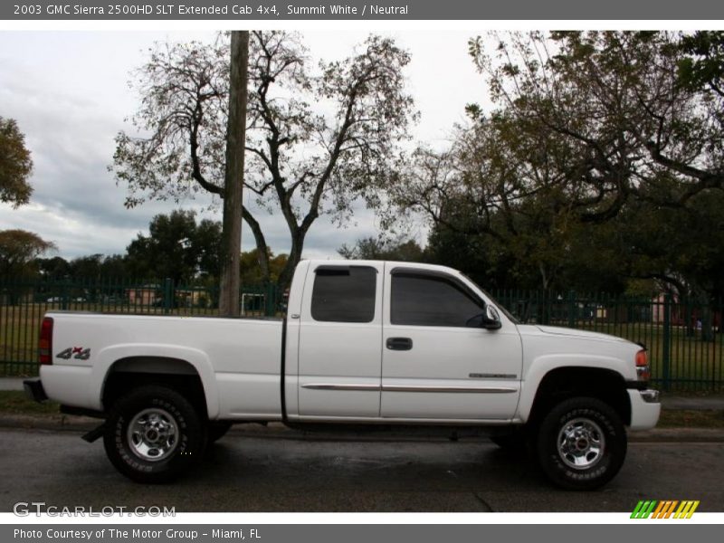 Summit White / Neutral 2003 GMC Sierra 2500HD SLT Extended Cab 4x4