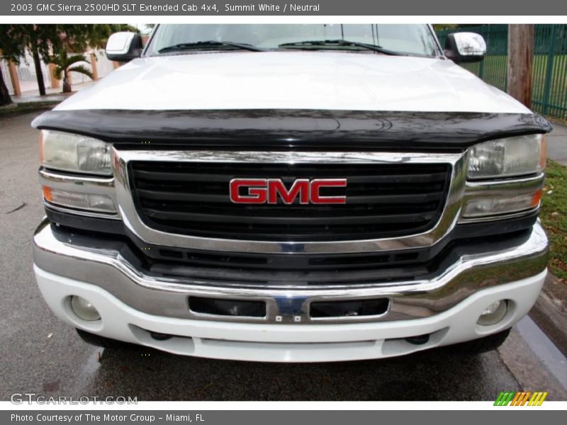 Summit White / Neutral 2003 GMC Sierra 2500HD SLT Extended Cab 4x4