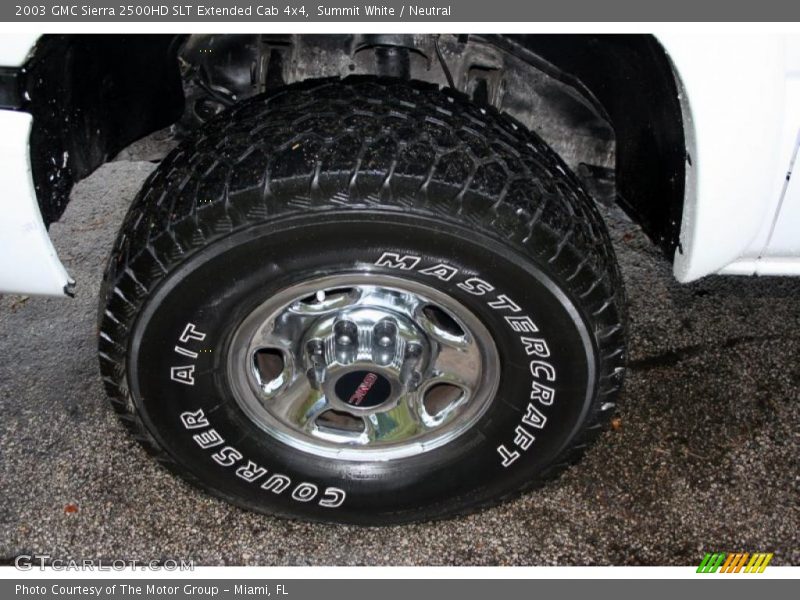Summit White / Neutral 2003 GMC Sierra 2500HD SLT Extended Cab 4x4