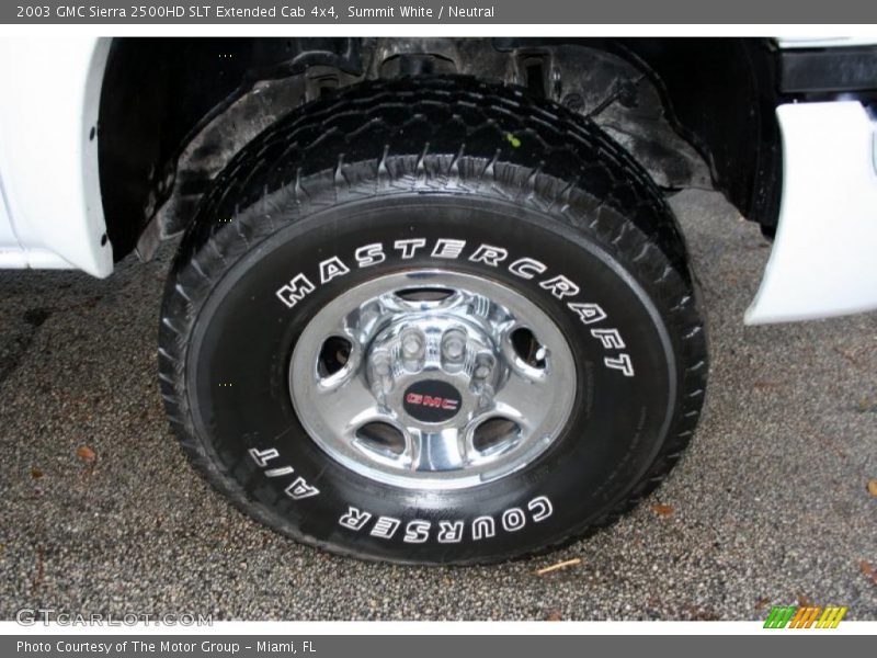 Summit White / Neutral 2003 GMC Sierra 2500HD SLT Extended Cab 4x4
