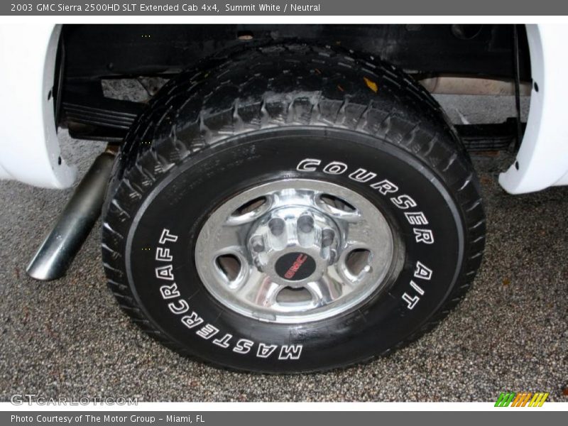 Summit White / Neutral 2003 GMC Sierra 2500HD SLT Extended Cab 4x4