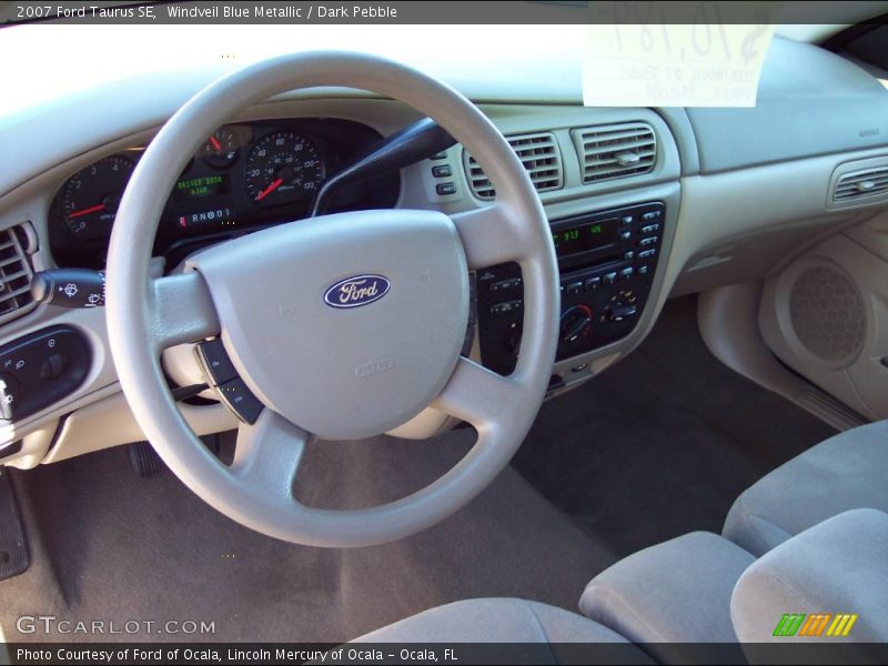 Windveil Blue Metallic / Dark Pebble 2007 Ford Taurus SE