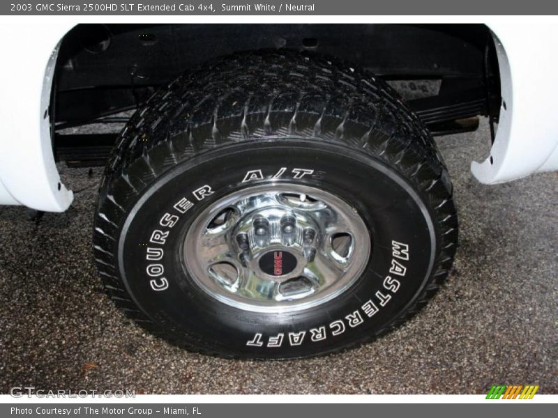 Summit White / Neutral 2003 GMC Sierra 2500HD SLT Extended Cab 4x4
