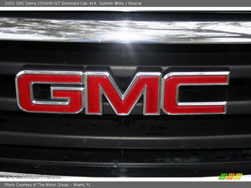 Summit White / Neutral 2003 GMC Sierra 2500HD SLT Extended Cab 4x4
