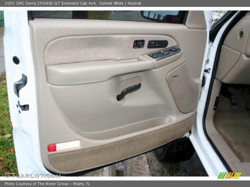 Summit White / Neutral 2003 GMC Sierra 2500HD SLT Extended Cab 4x4
