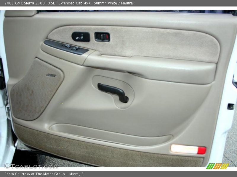 Summit White / Neutral 2003 GMC Sierra 2500HD SLT Extended Cab 4x4
