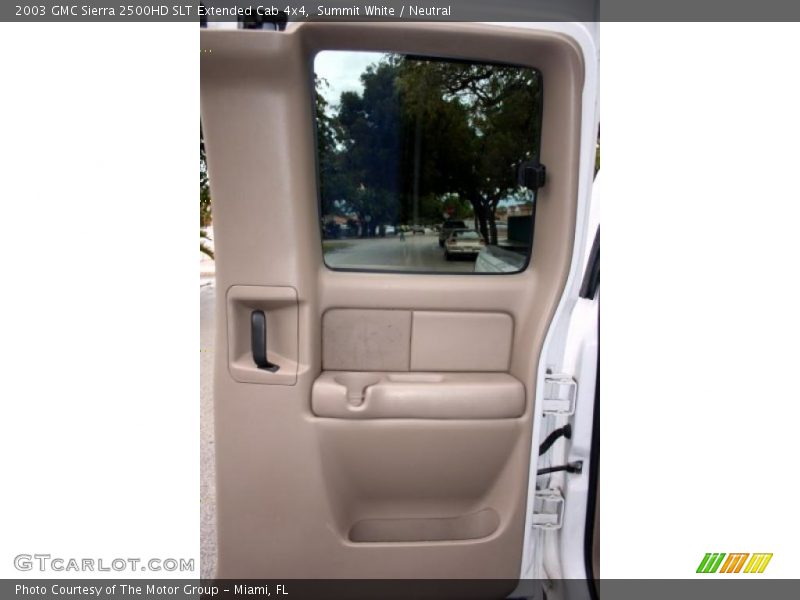 Summit White / Neutral 2003 GMC Sierra 2500HD SLT Extended Cab 4x4