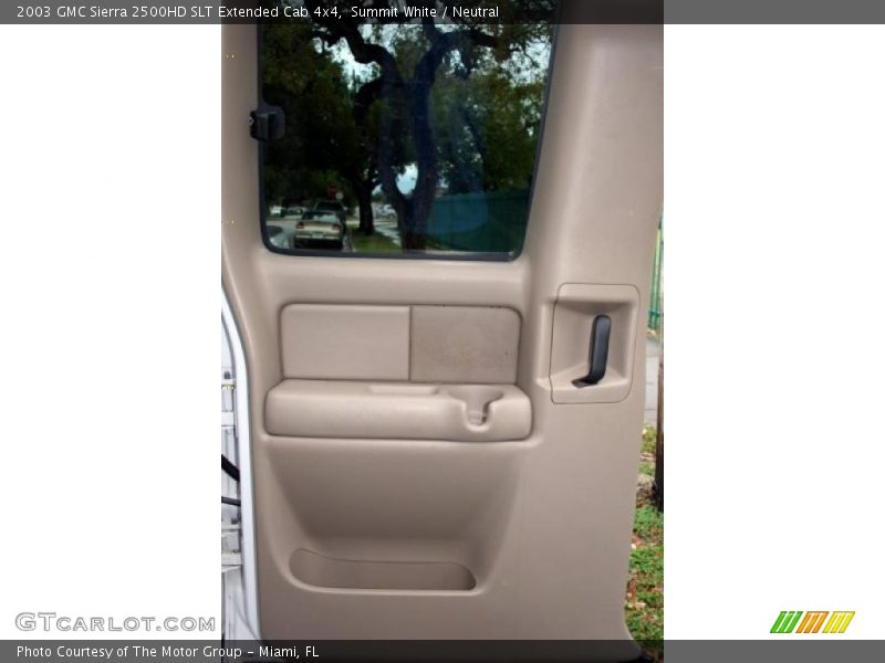 Summit White / Neutral 2003 GMC Sierra 2500HD SLT Extended Cab 4x4