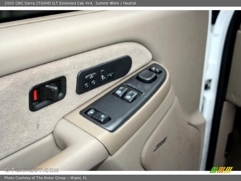 Summit White / Neutral 2003 GMC Sierra 2500HD SLT Extended Cab 4x4