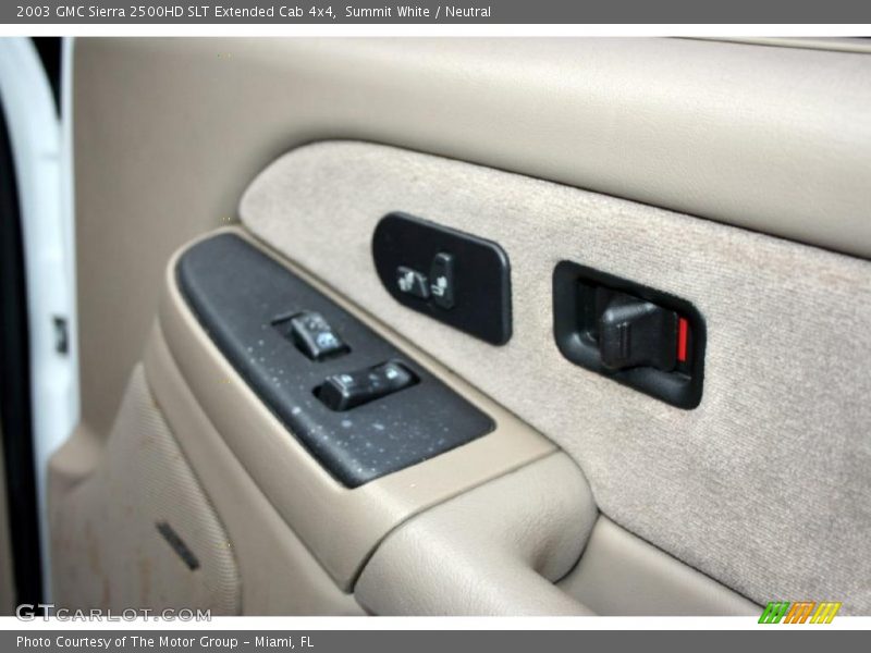 Summit White / Neutral 2003 GMC Sierra 2500HD SLT Extended Cab 4x4