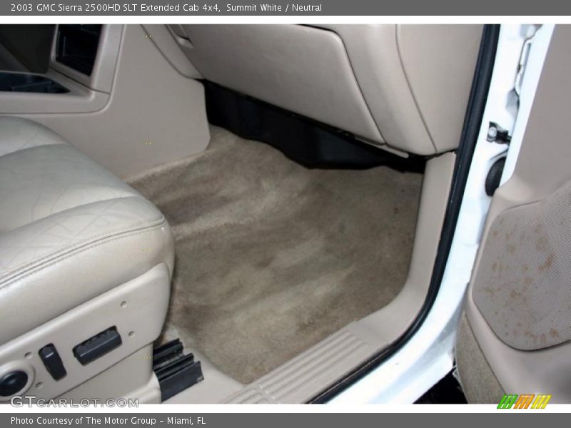 Summit White / Neutral 2003 GMC Sierra 2500HD SLT Extended Cab 4x4