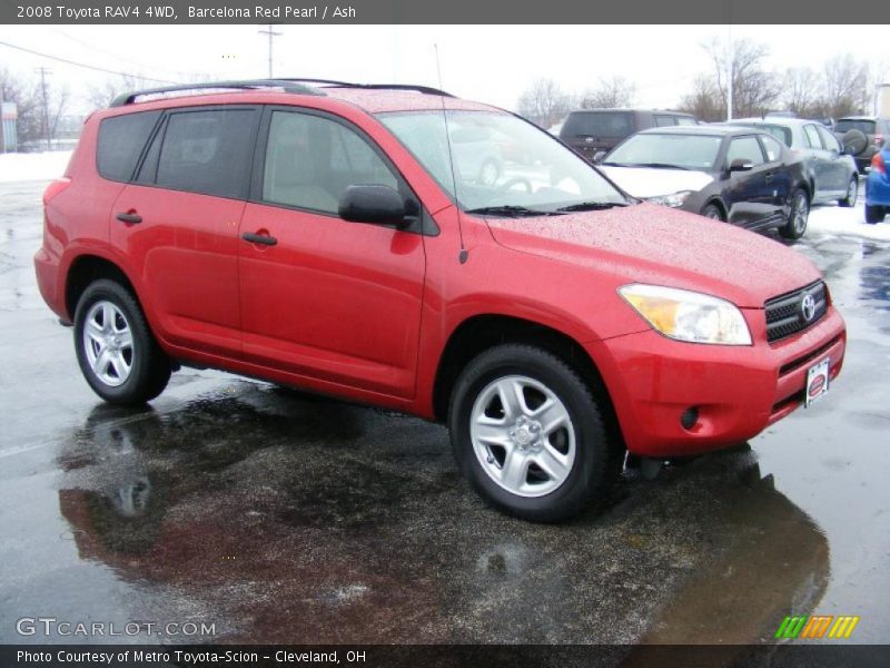 Barcelona Red Pearl / Ash 2008 Toyota RAV4 4WD
