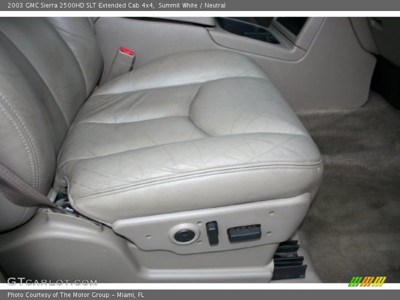 Summit White / Neutral 2003 GMC Sierra 2500HD SLT Extended Cab 4x4