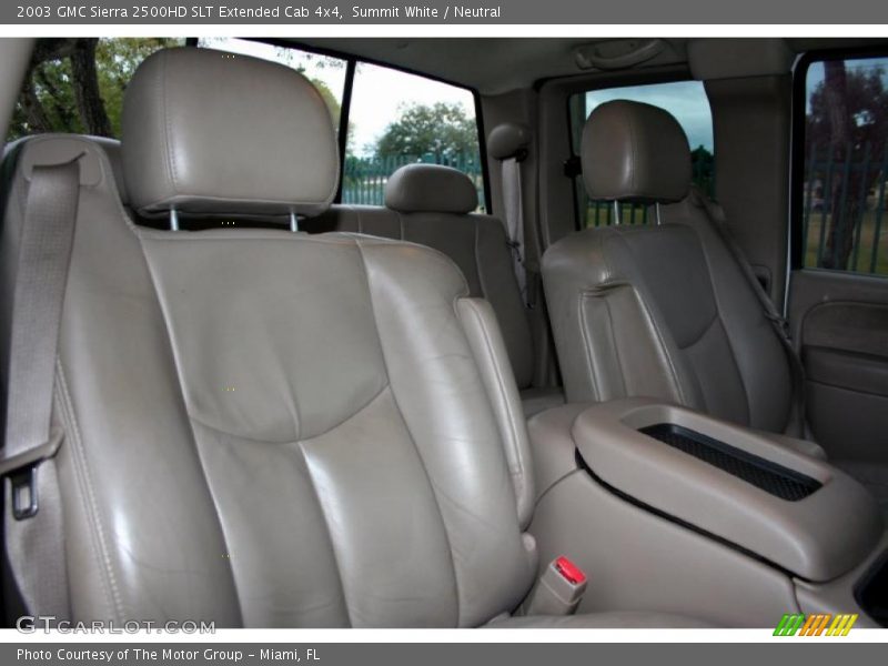 Summit White / Neutral 2003 GMC Sierra 2500HD SLT Extended Cab 4x4