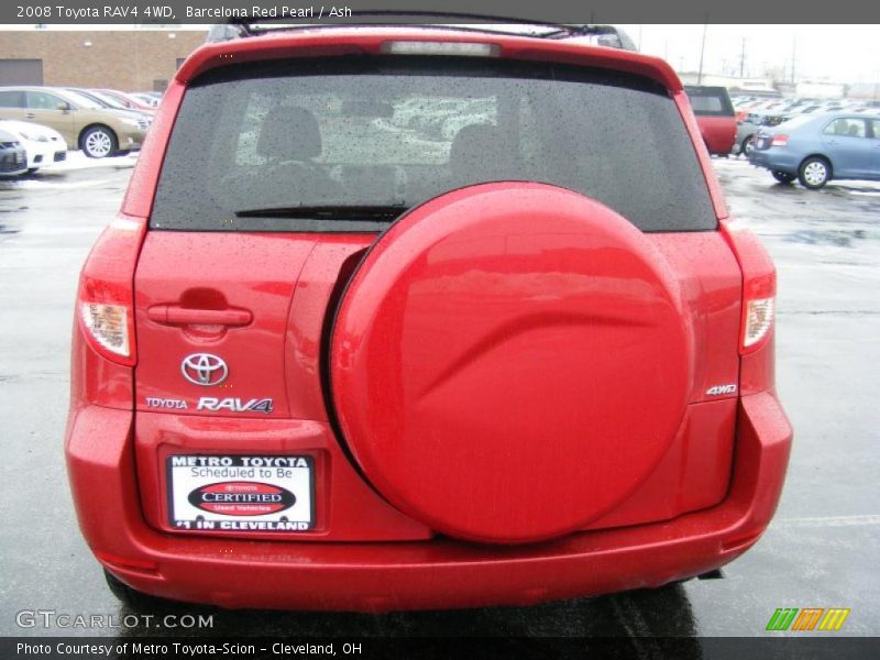 Barcelona Red Pearl / Ash 2008 Toyota RAV4 4WD