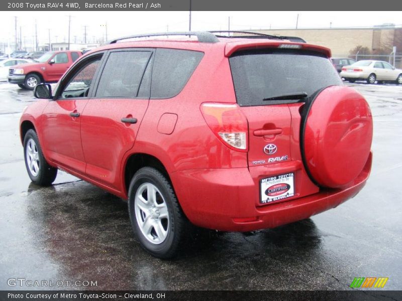 Barcelona Red Pearl / Ash 2008 Toyota RAV4 4WD