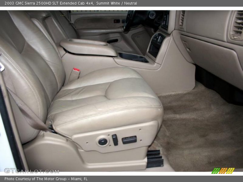 Summit White / Neutral 2003 GMC Sierra 2500HD SLT Extended Cab 4x4