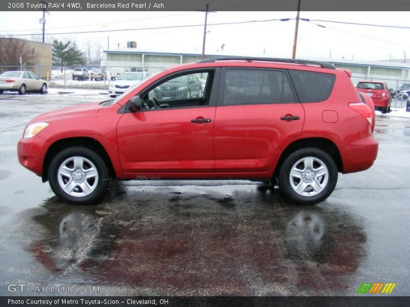 Barcelona Red Pearl / Ash 2008 Toyota RAV4 4WD