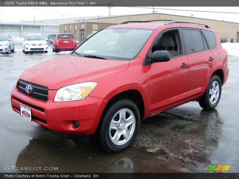 Barcelona Red Pearl / Ash 2008 Toyota RAV4 4WD