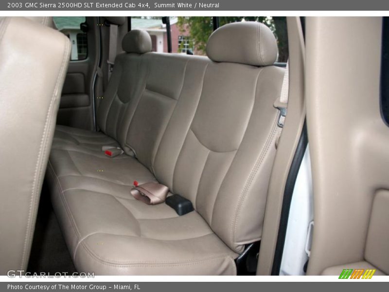 Summit White / Neutral 2003 GMC Sierra 2500HD SLT Extended Cab 4x4