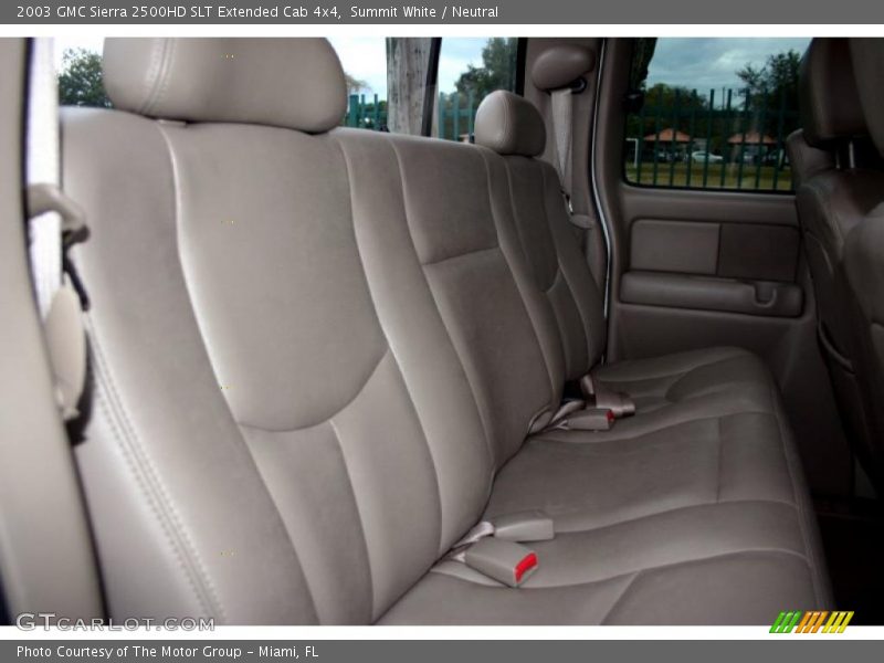 Summit White / Neutral 2003 GMC Sierra 2500HD SLT Extended Cab 4x4