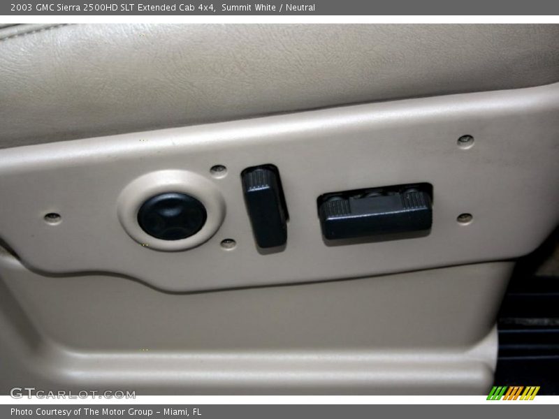Summit White / Neutral 2003 GMC Sierra 2500HD SLT Extended Cab 4x4