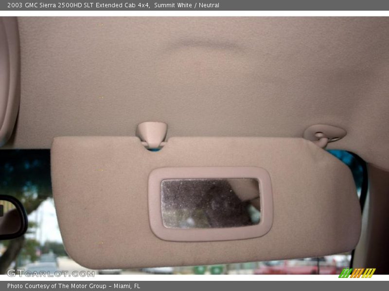 Summit White / Neutral 2003 GMC Sierra 2500HD SLT Extended Cab 4x4