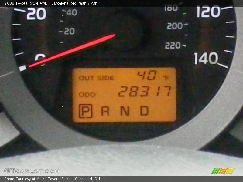 Barcelona Red Pearl / Ash 2008 Toyota RAV4 4WD
