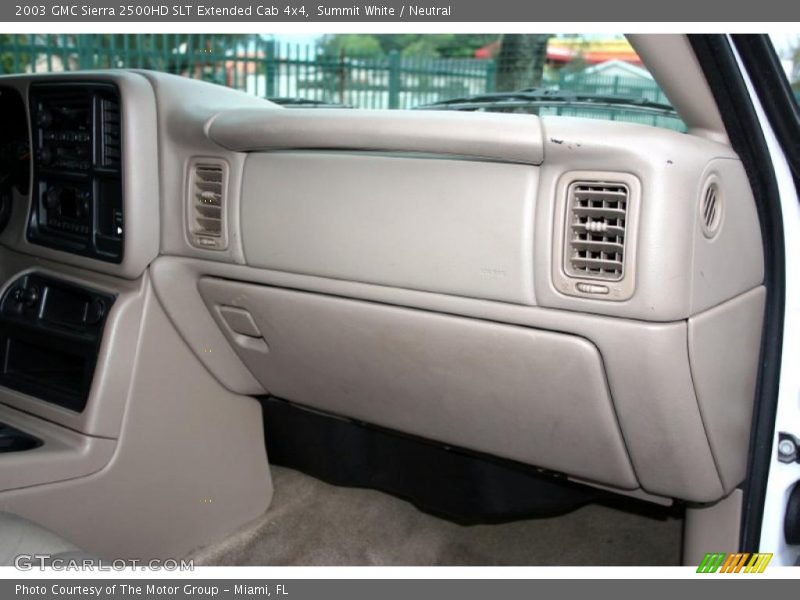 Summit White / Neutral 2003 GMC Sierra 2500HD SLT Extended Cab 4x4