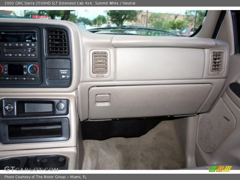 Summit White / Neutral 2003 GMC Sierra 2500HD SLT Extended Cab 4x4