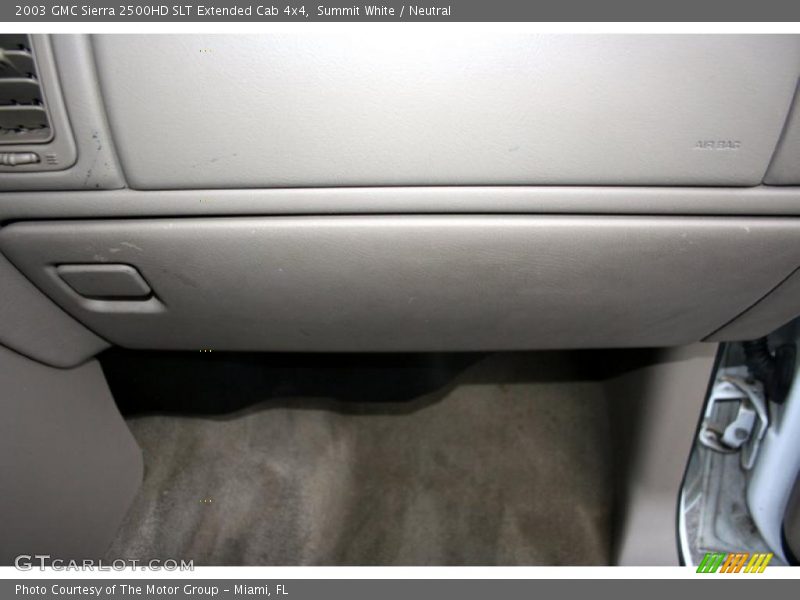 Summit White / Neutral 2003 GMC Sierra 2500HD SLT Extended Cab 4x4