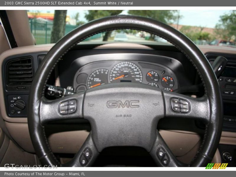 Summit White / Neutral 2003 GMC Sierra 2500HD SLT Extended Cab 4x4
