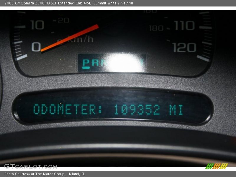 Summit White / Neutral 2003 GMC Sierra 2500HD SLT Extended Cab 4x4