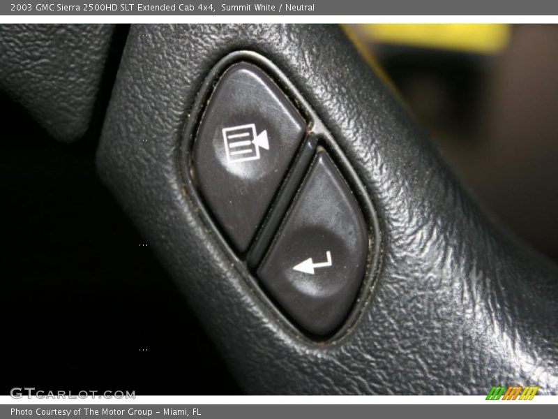 Summit White / Neutral 2003 GMC Sierra 2500HD SLT Extended Cab 4x4