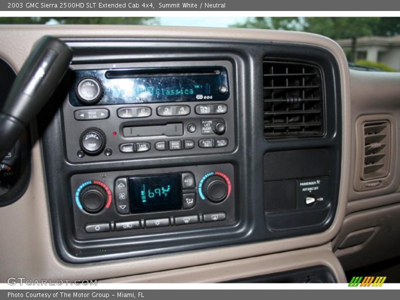 Summit White / Neutral 2003 GMC Sierra 2500HD SLT Extended Cab 4x4