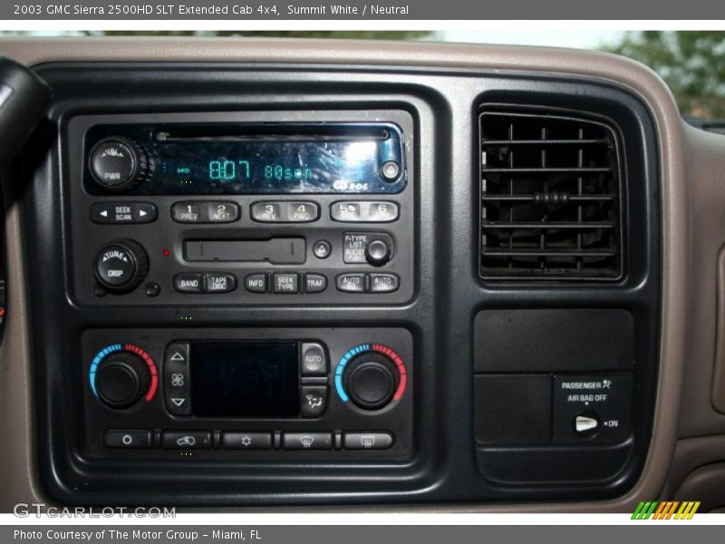 Summit White / Neutral 2003 GMC Sierra 2500HD SLT Extended Cab 4x4